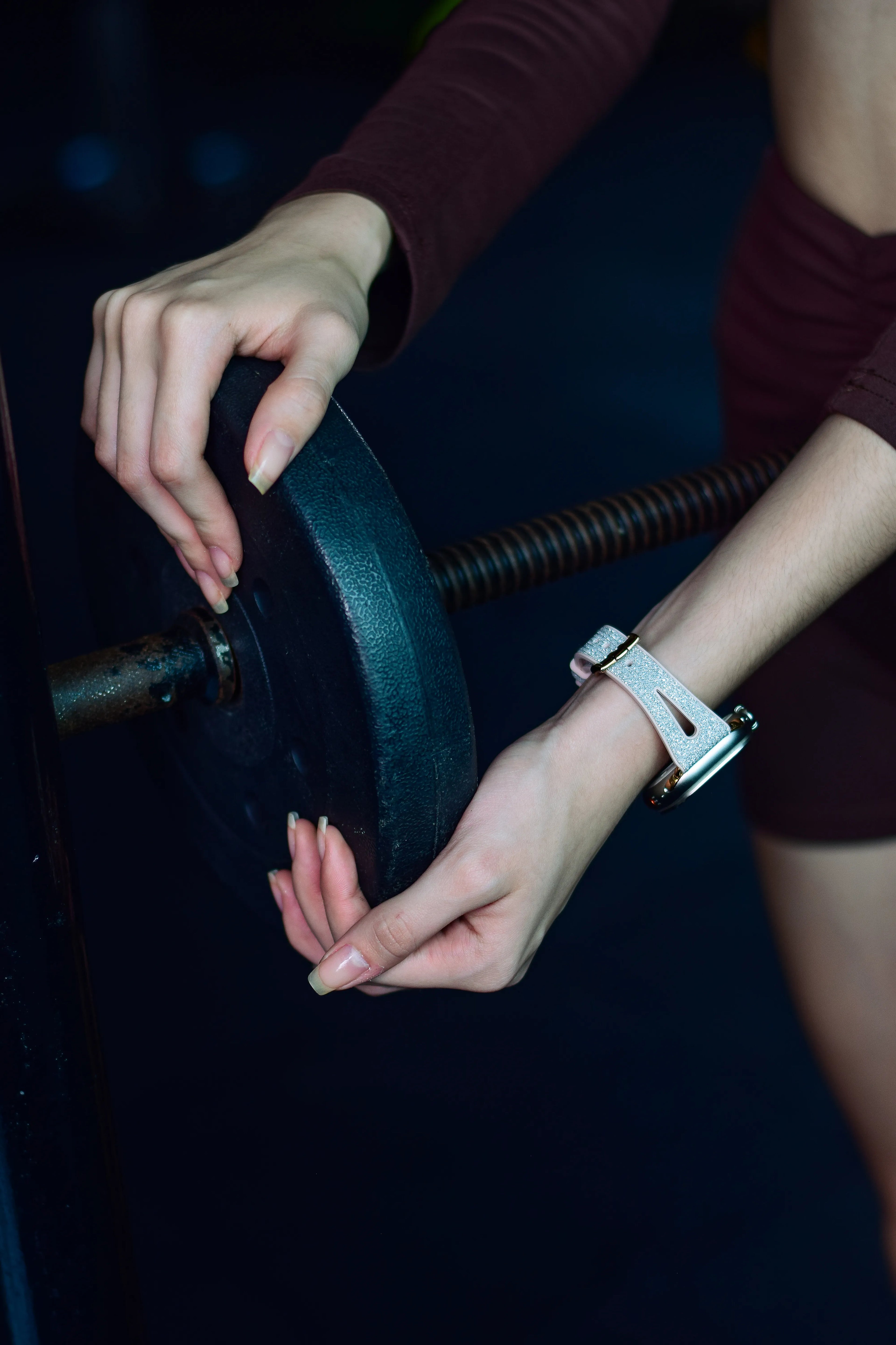 Glam Canvas – Correa Elegante para Apple Watch