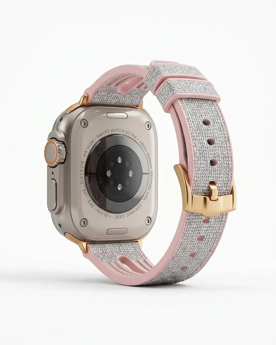 Glam Canvas – Correa Elegante para Apple Watch