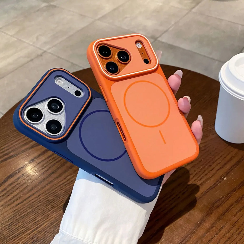Funda Mate Silicona Premium MagSafe para iPhone - Colección Velvet Executive