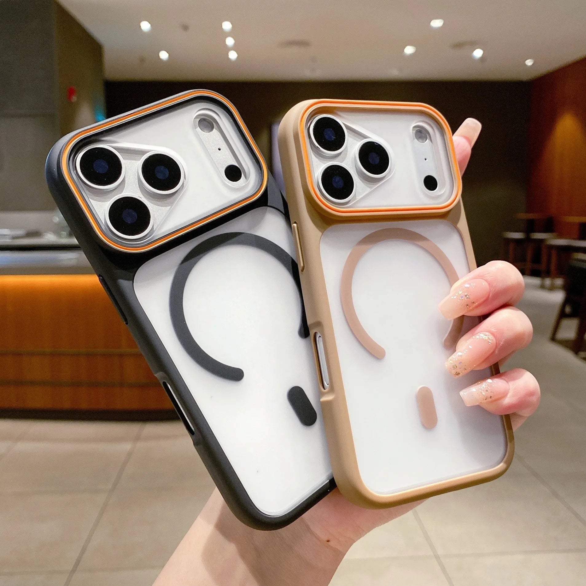Funda Mate Translúcida MagSafe para iPhone - Colección Contour Luxe