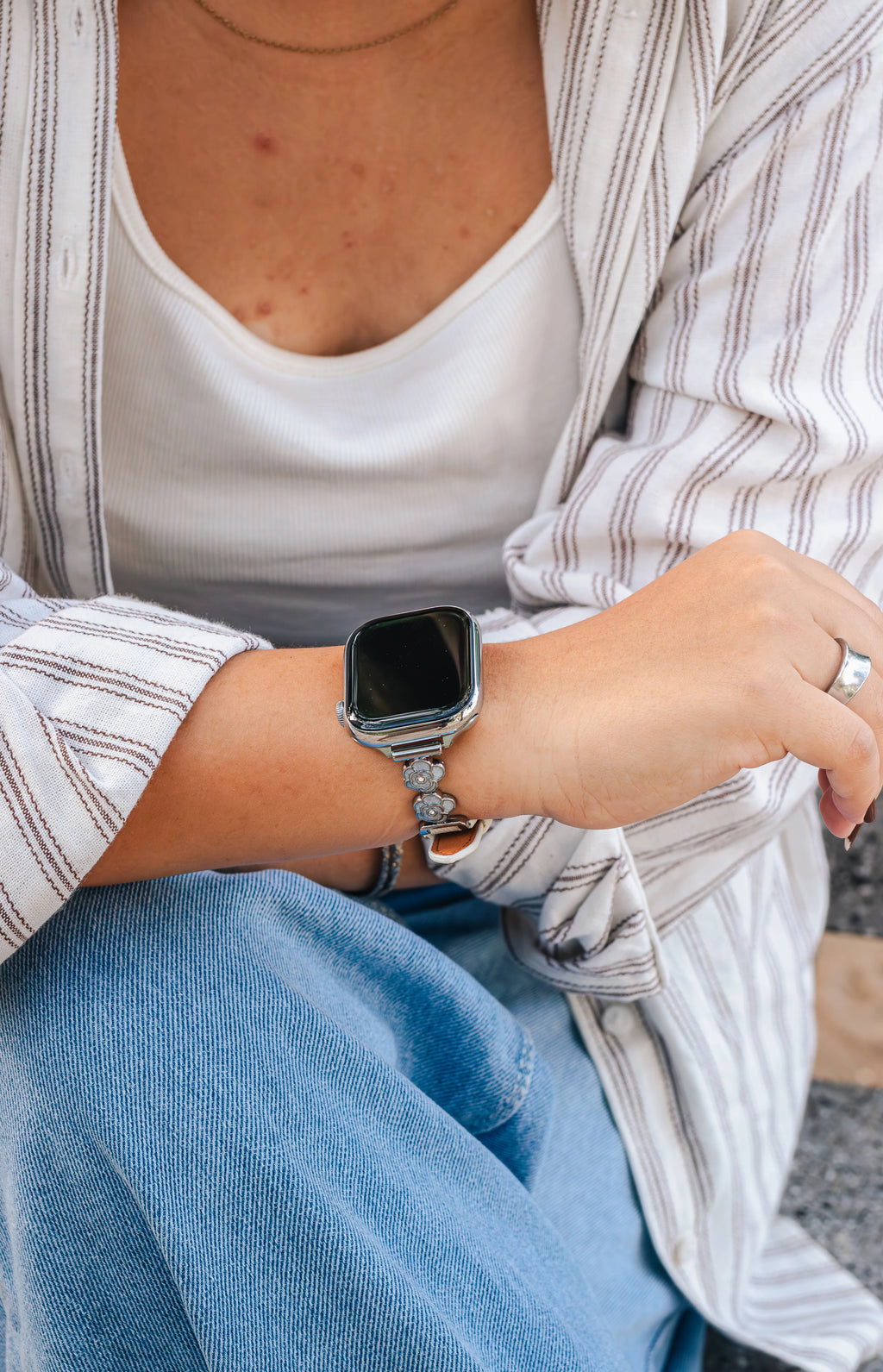 CAMELIA- CORREA JOYA PARA APPLE WATCH