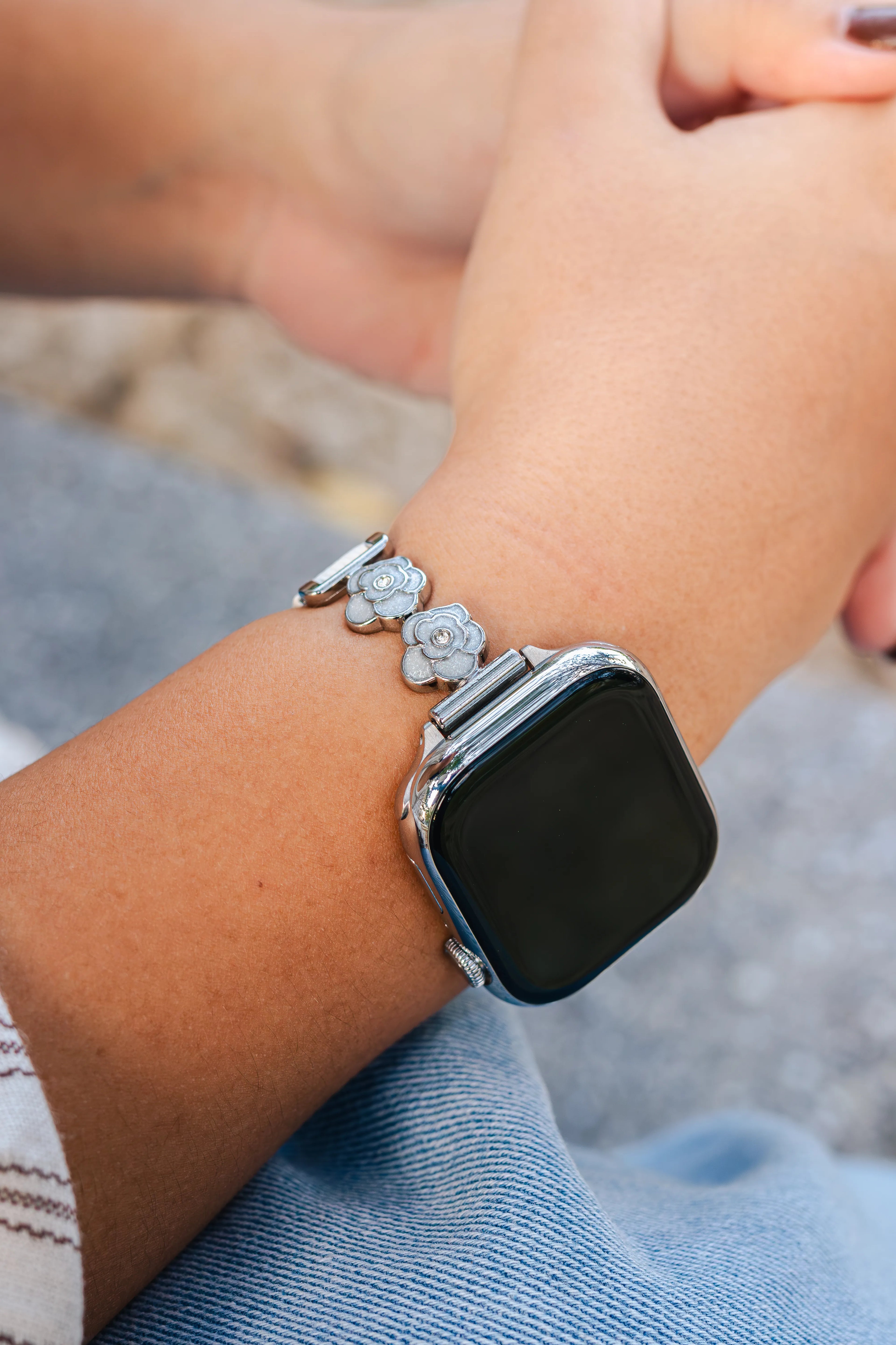 CAMELIA- CORREA JOYA PARA APPLE WATCH