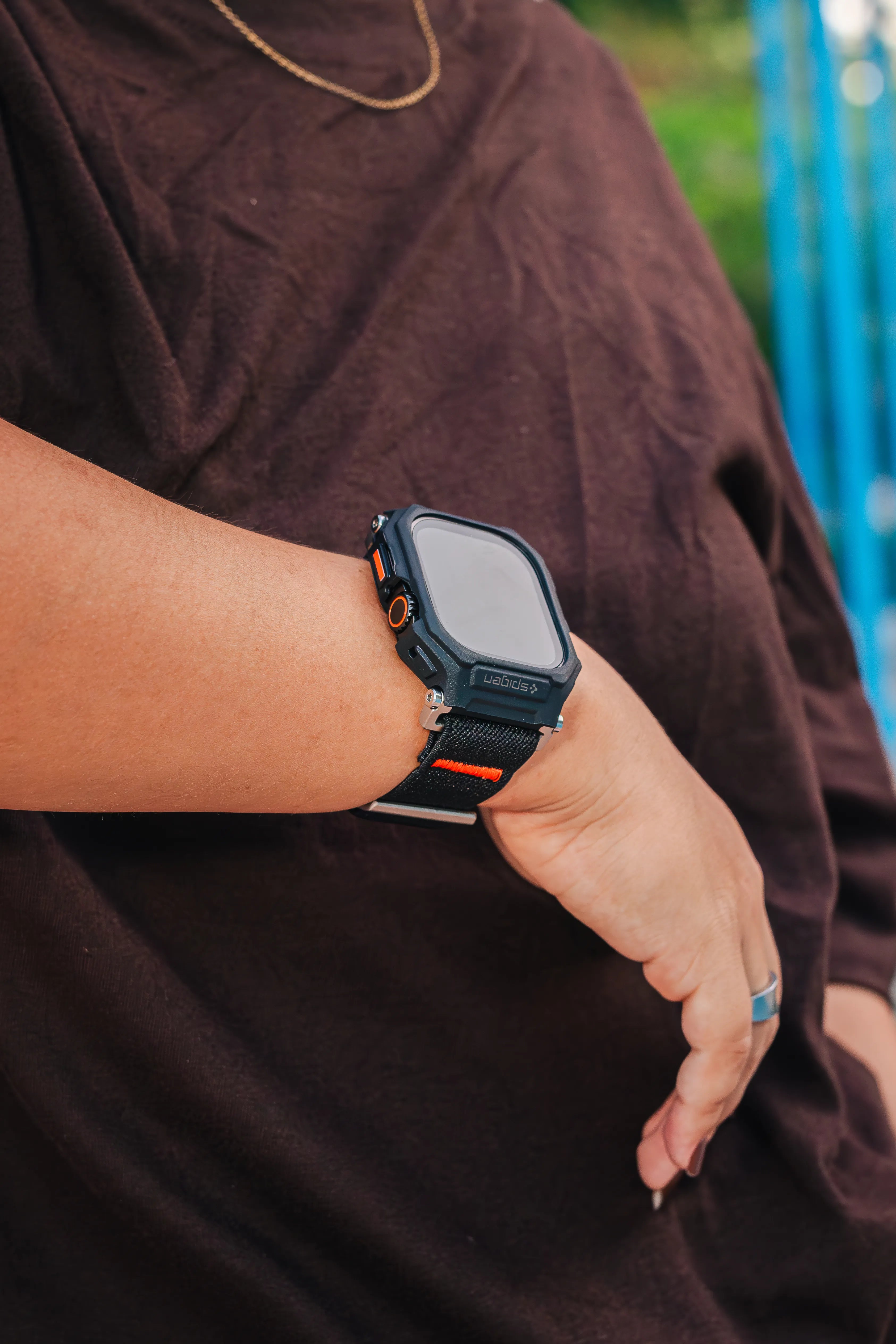 ARMOR CORREA RUGGED CON PROTECTOR PARA APPLE WATCH