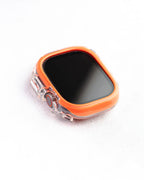 Case Transparente Borde Color Lujo