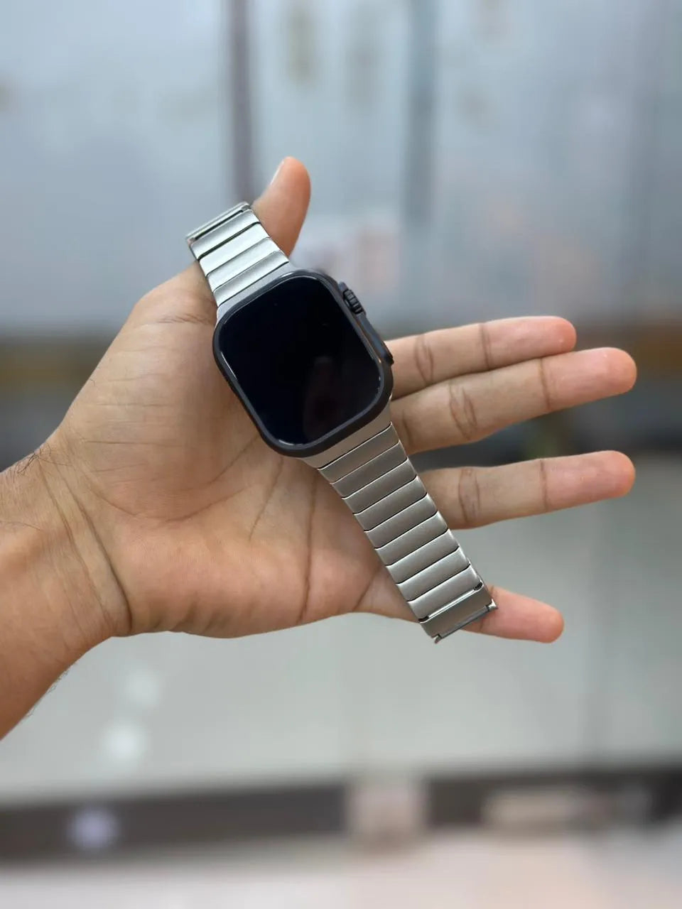 Manilla Metálica Lujo Acero Inoxidable Eslabones