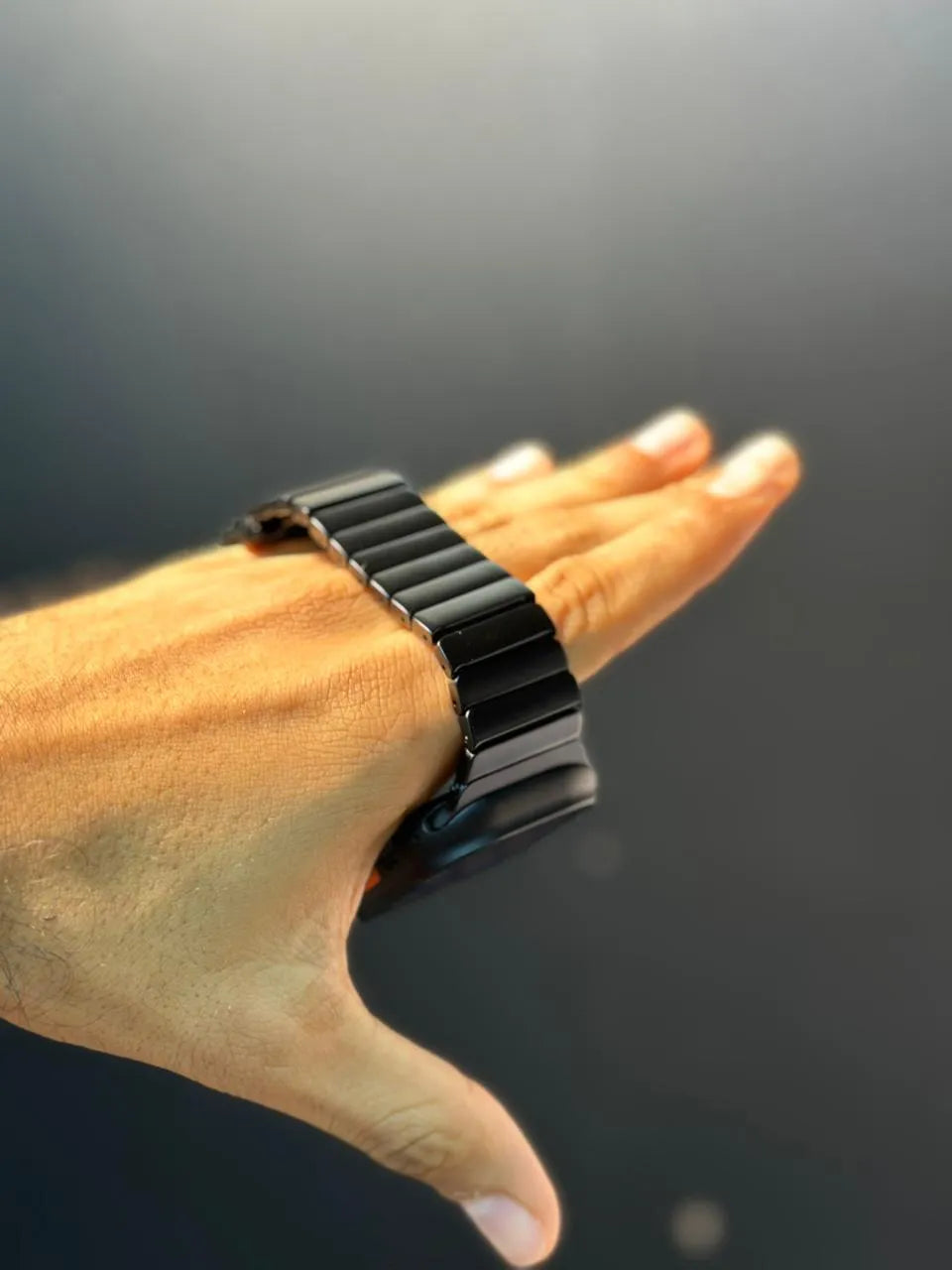 Manilla Metálica Lujo Acero Inoxidable Eslabones