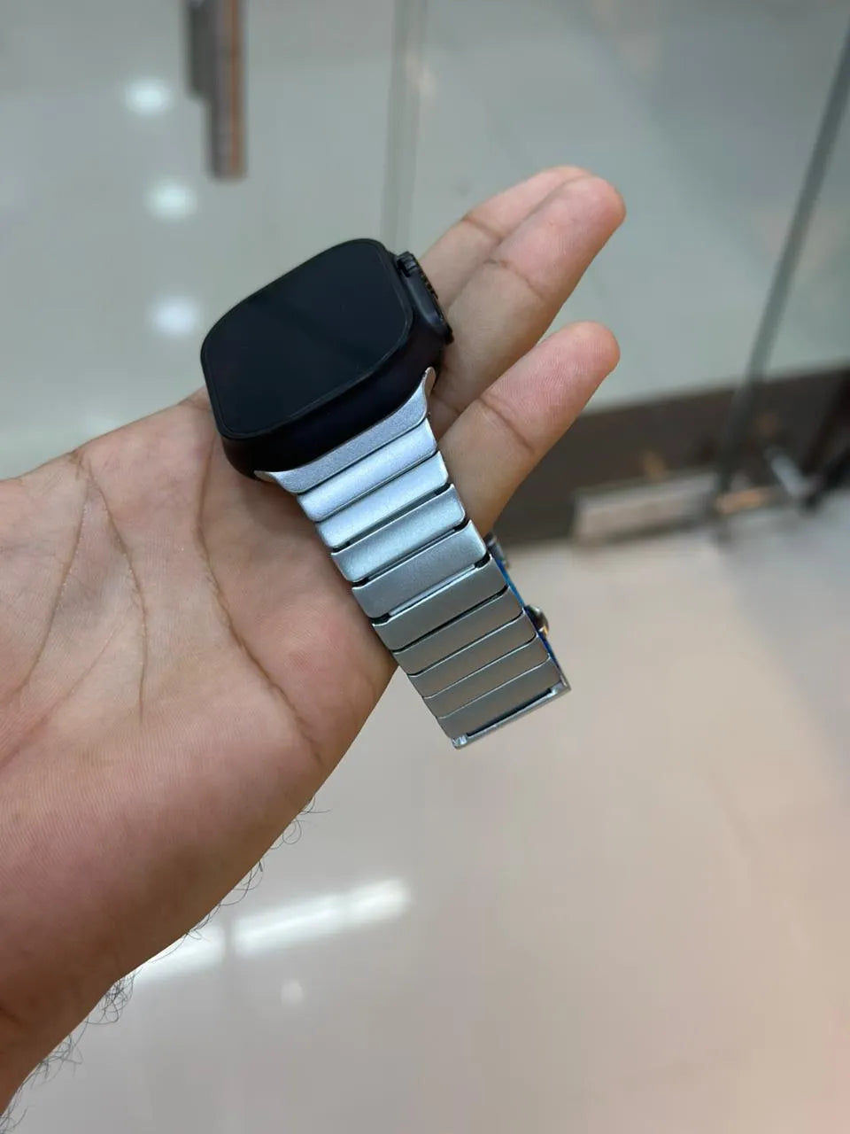 Manilla Metálica Lujo Acero Inoxidable Eslabones