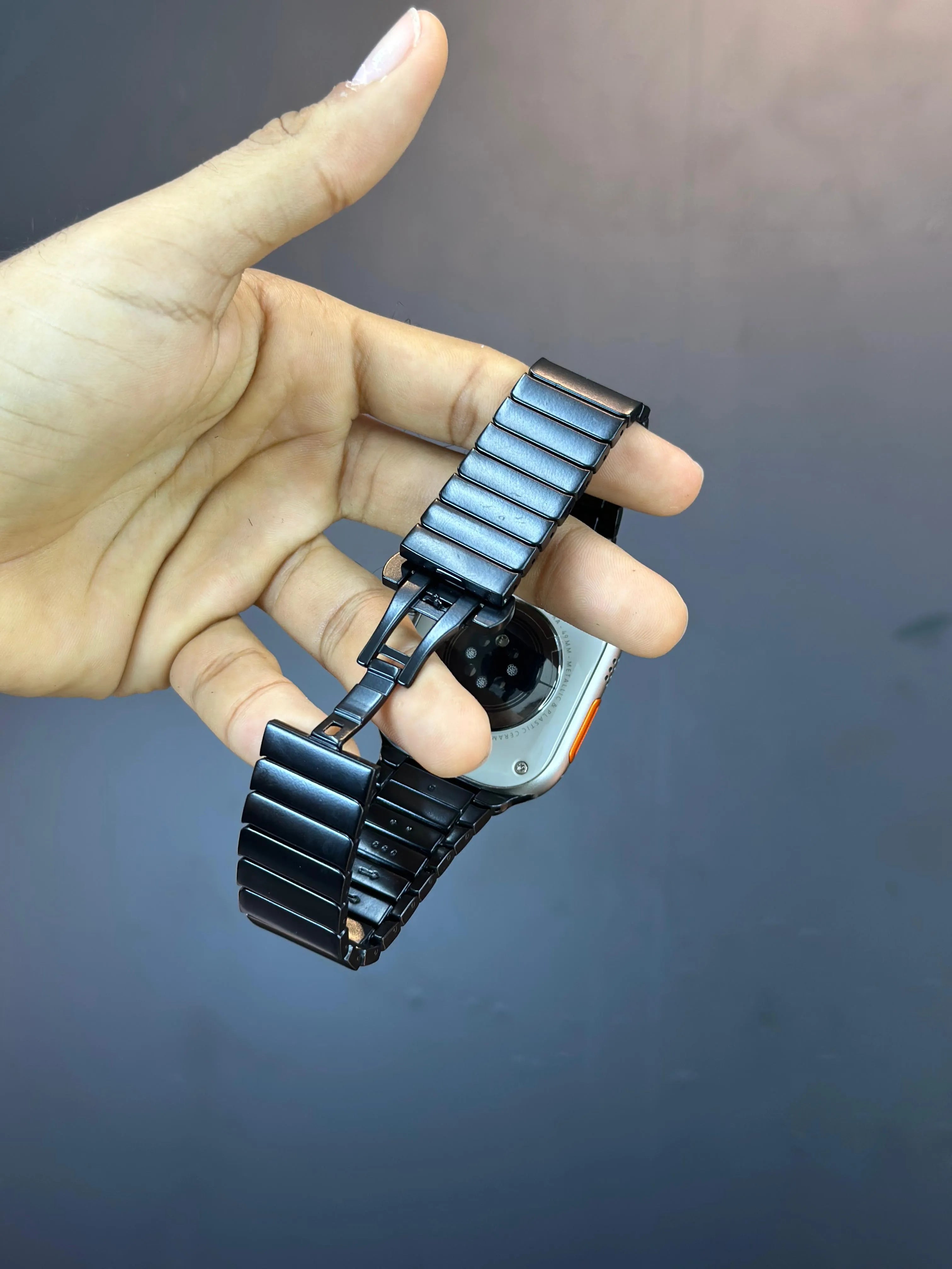 Manilla Metálica Lujo Acero Inoxidable Eslabones