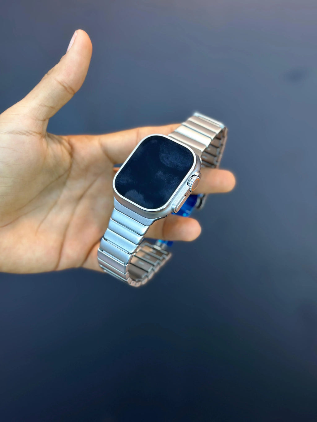 Manilla Metálica Lujo Acero Inoxidable Eslabones