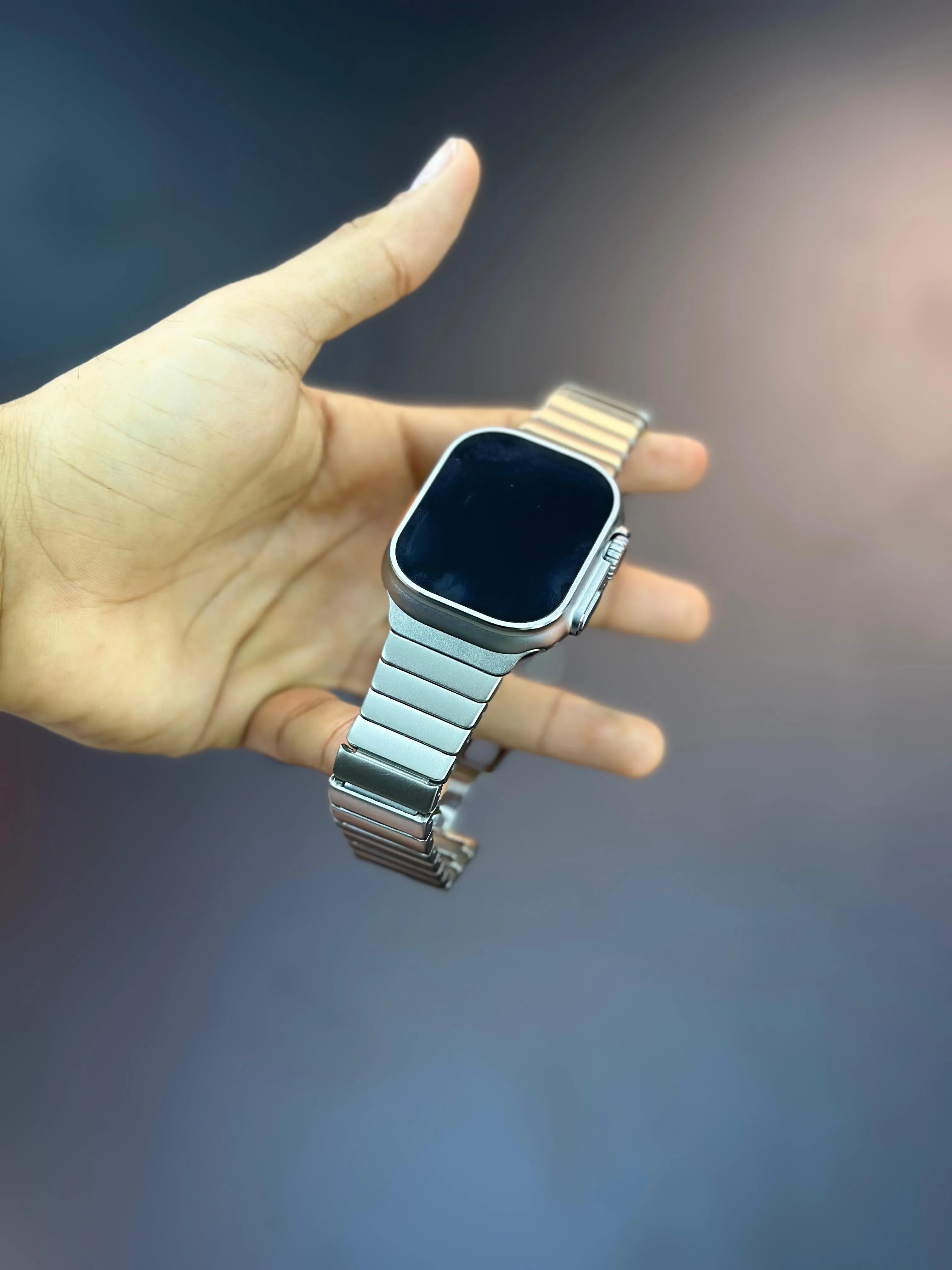 Manilla Metálica Lujo Acero Inoxidable Eslabones