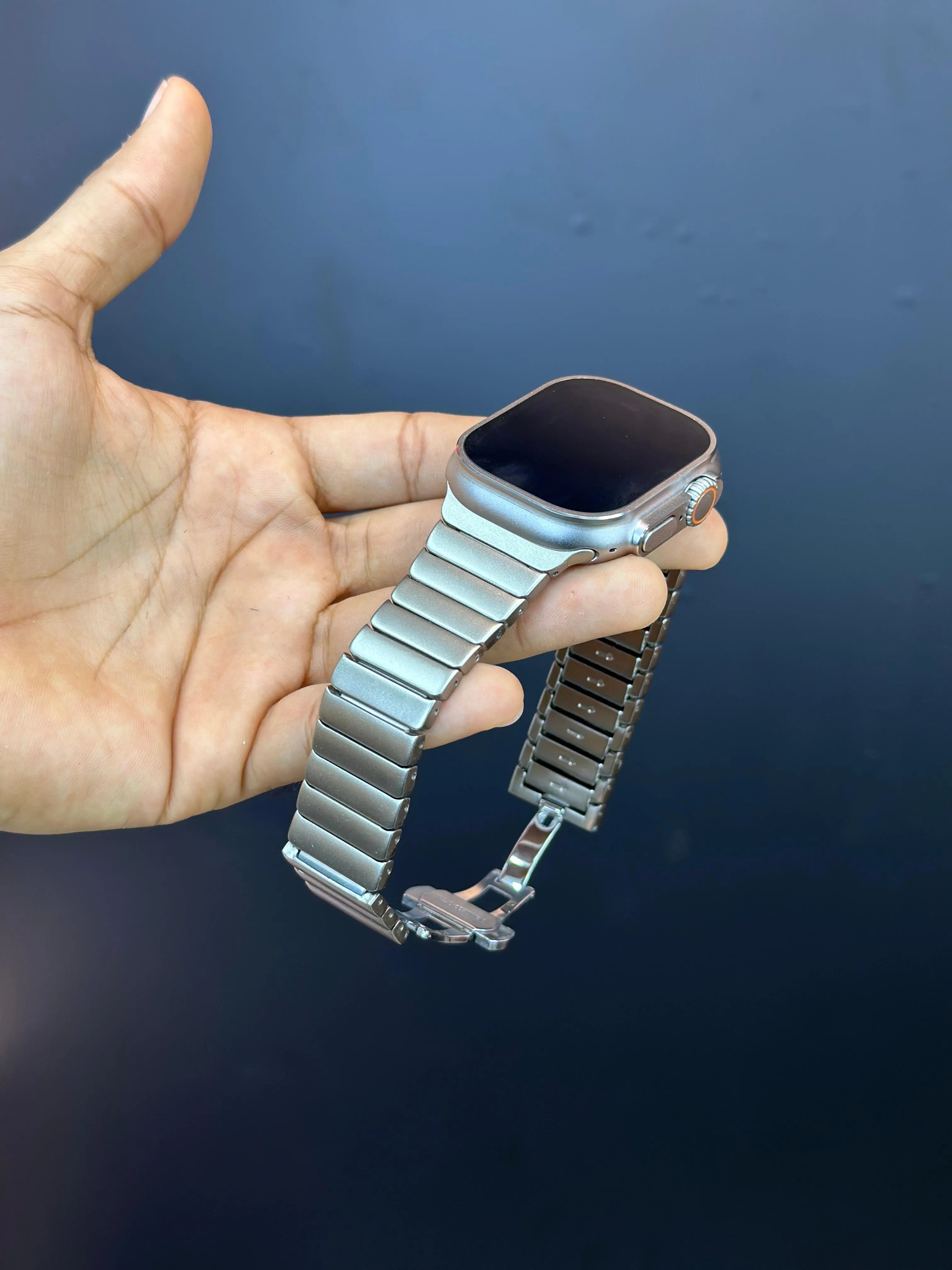 Manilla Metálica Lujo Acero Inoxidable Eslabones