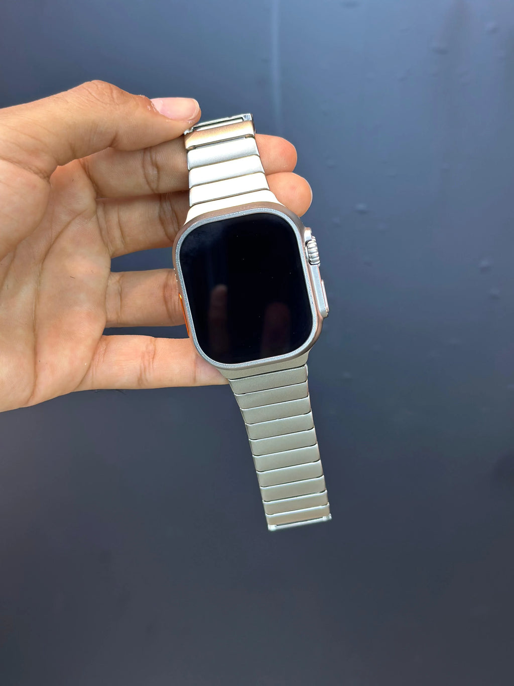 Manilla Metálica Lujo Acero Inoxidable Eslabones