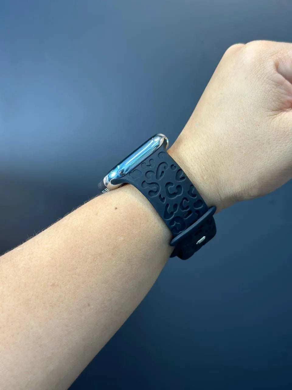 Manilla Silicona Leopardo