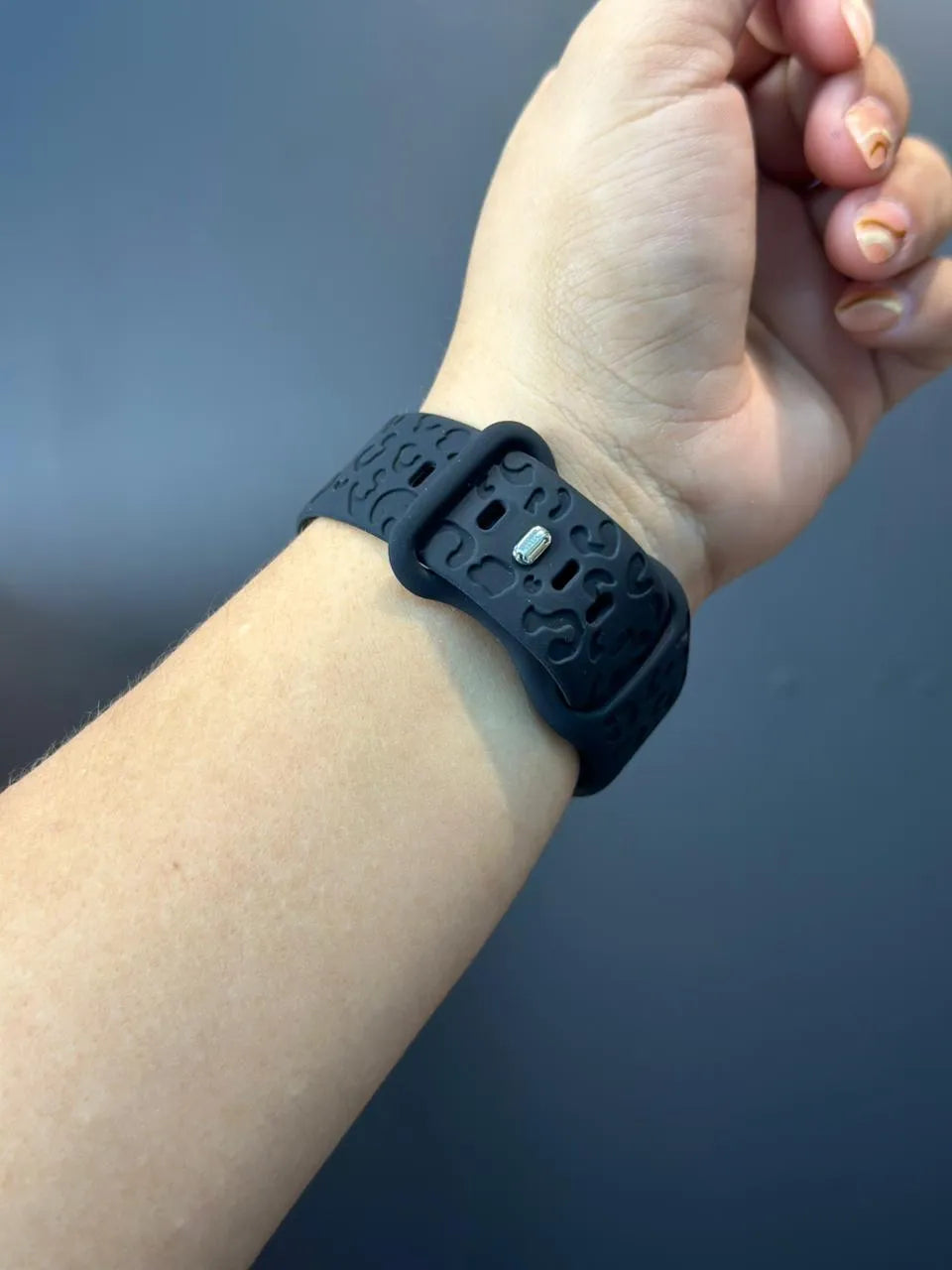 Manilla Silicona Leopardo