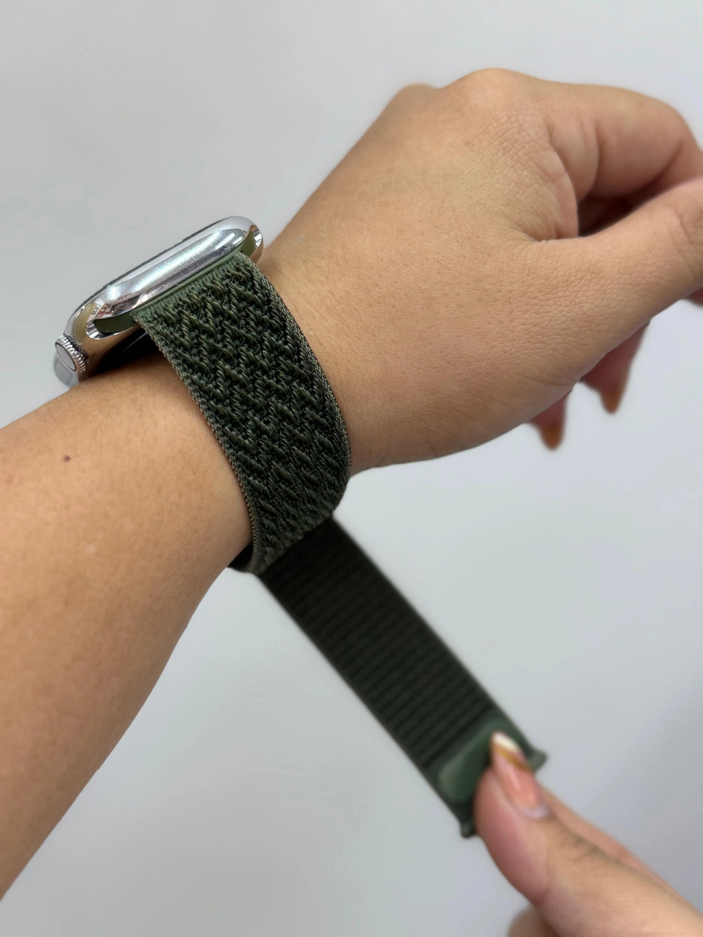 Manilla Tela Velcro Líneas