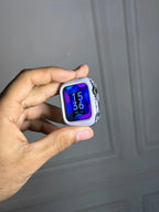 Case Transparente Borde Color Lujo