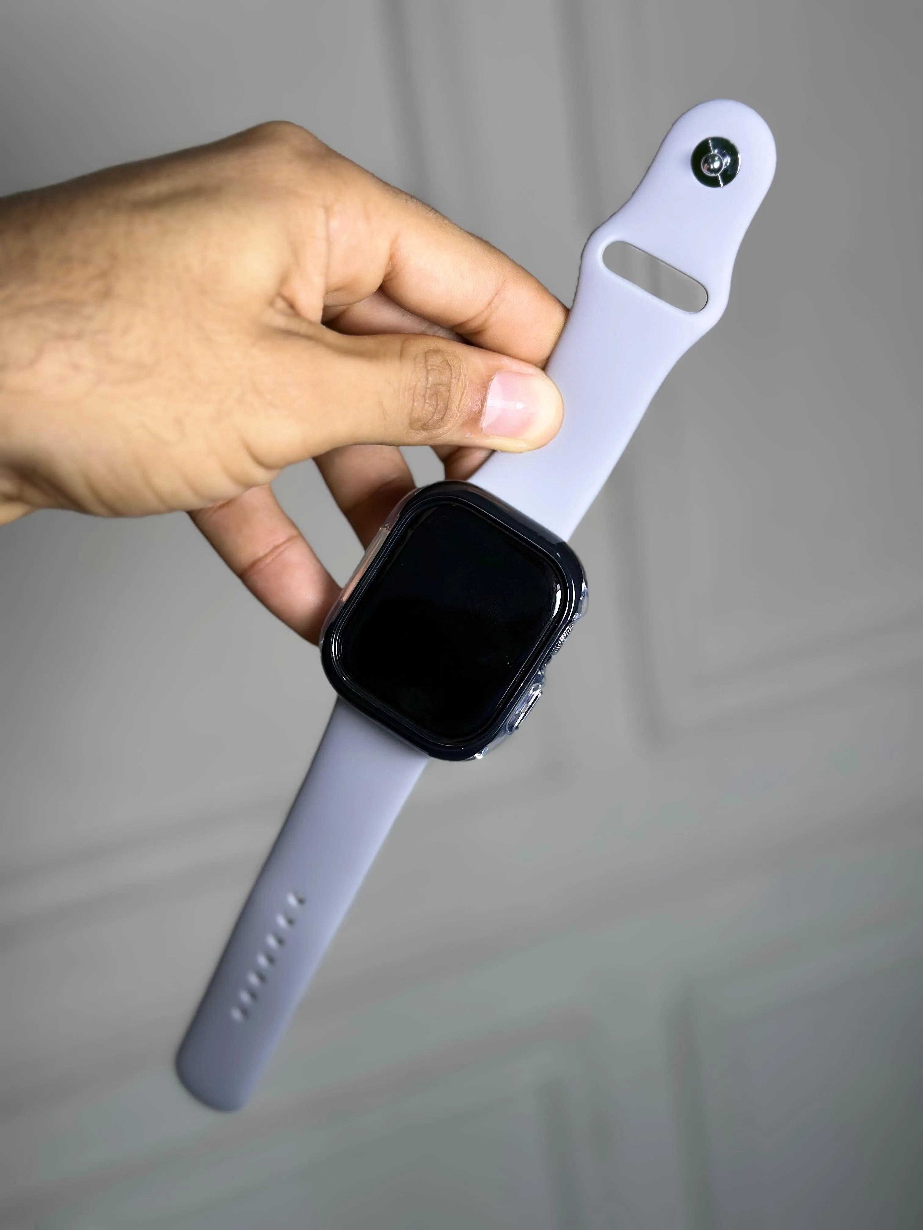 Case Transparente Borde Color Lujo