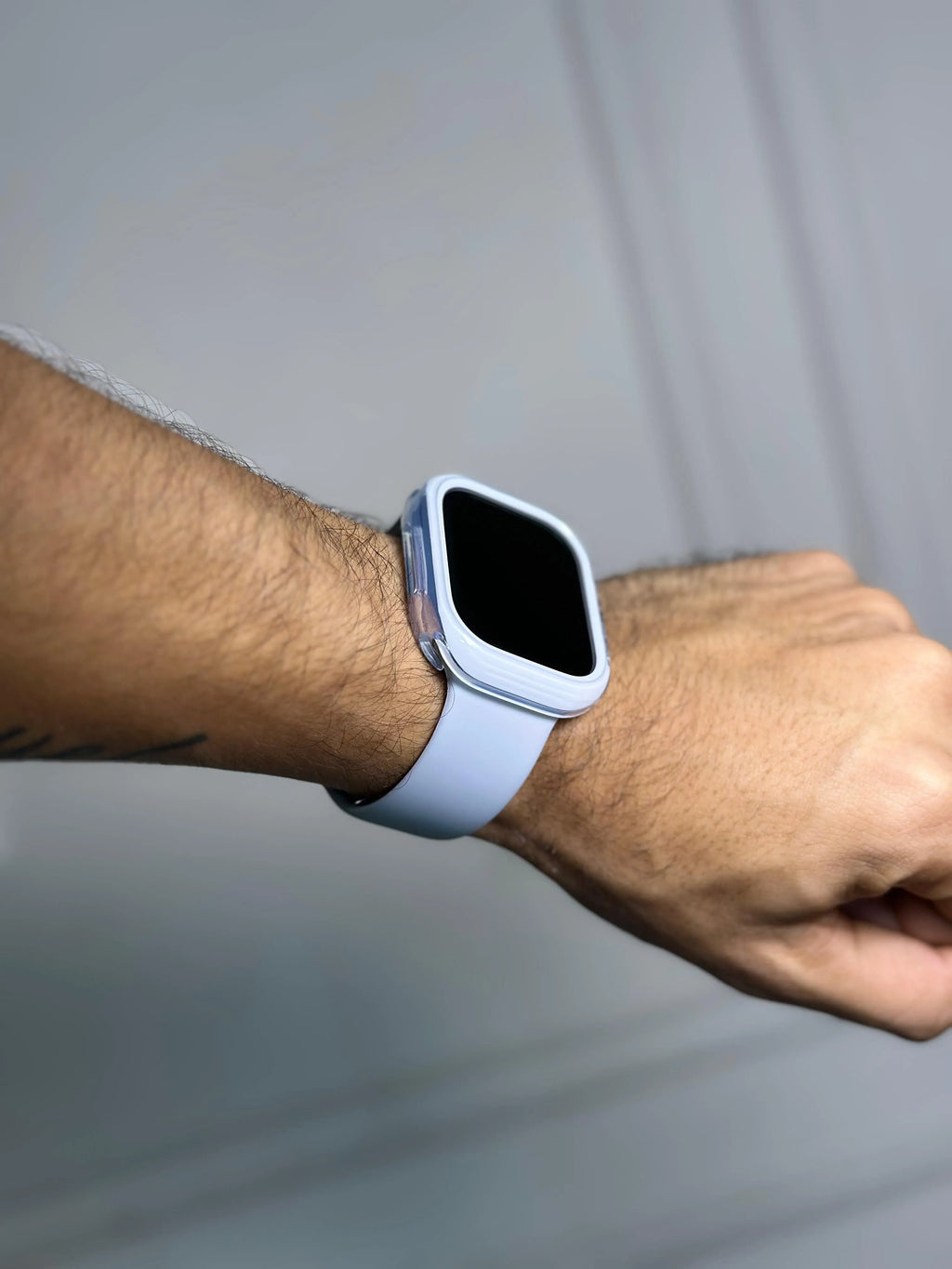 Case Transparente Borde Color Lujo