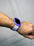 Case Transparente Borde Color Lujo