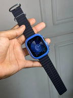 Case Transparente Borde Color Lujo