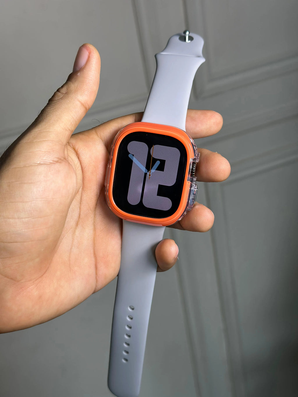 Case Transparente Borde Color Lujo