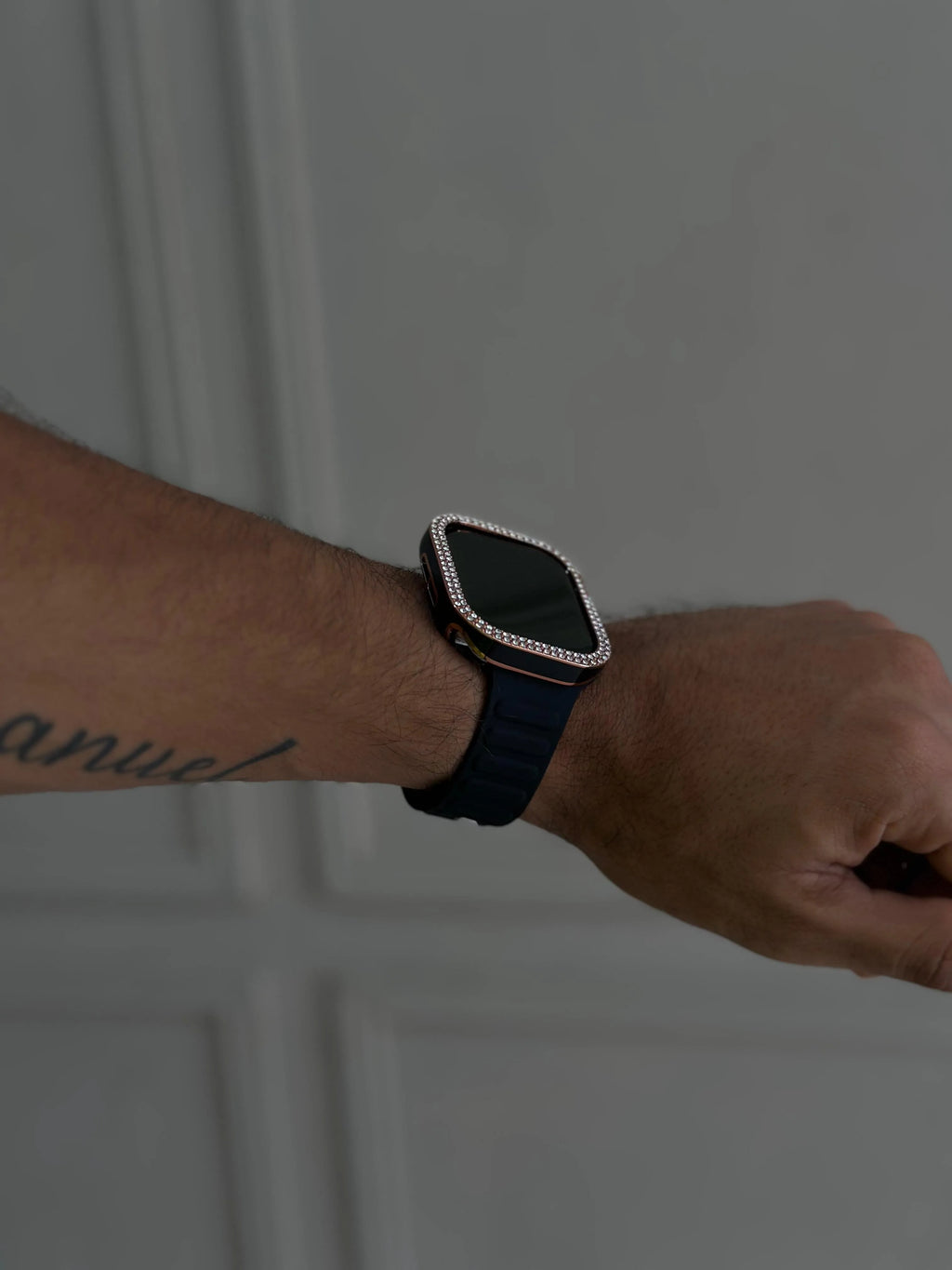 Case Diamantes Borde Color