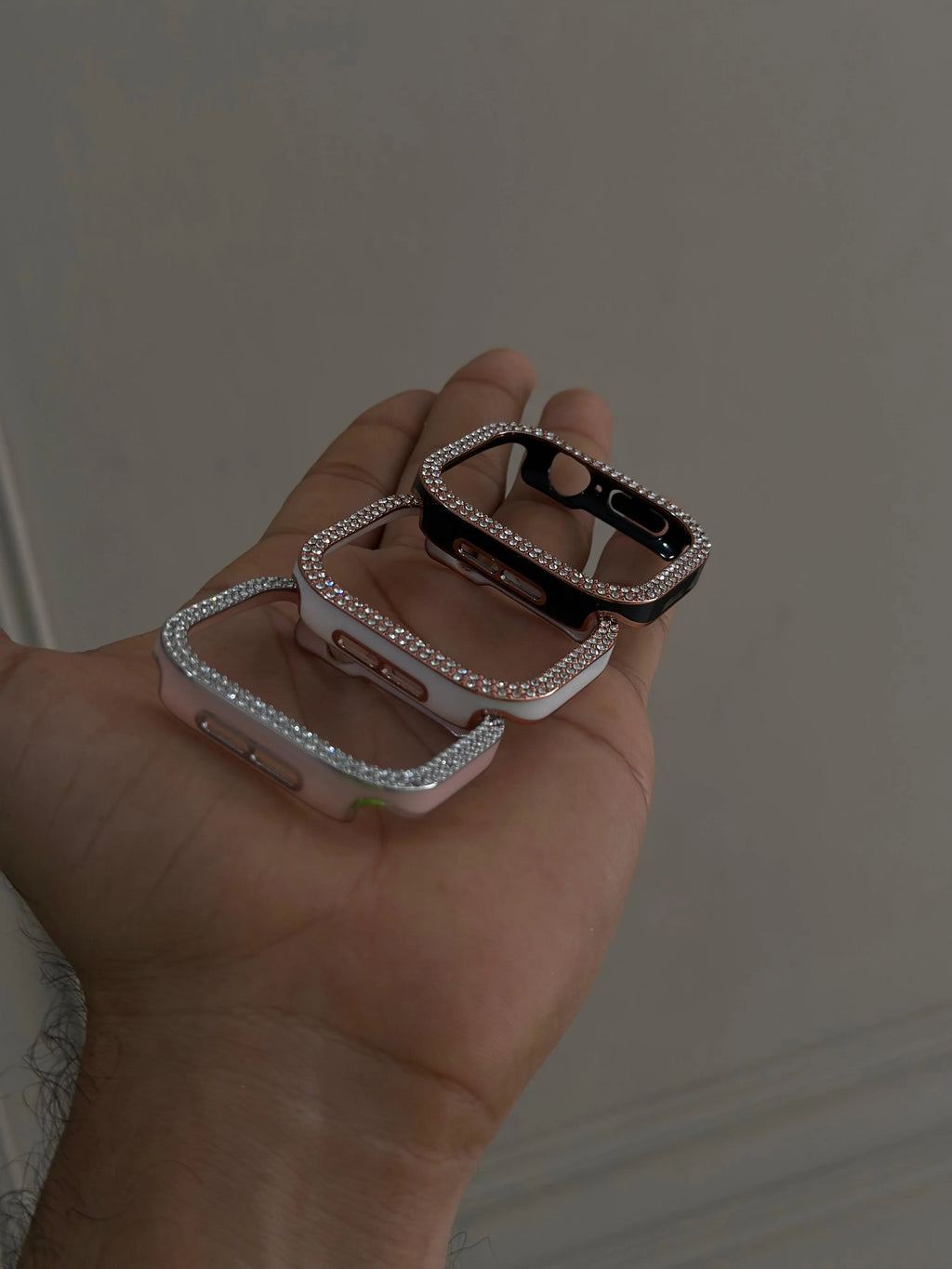 Case Diamantes Borde Color