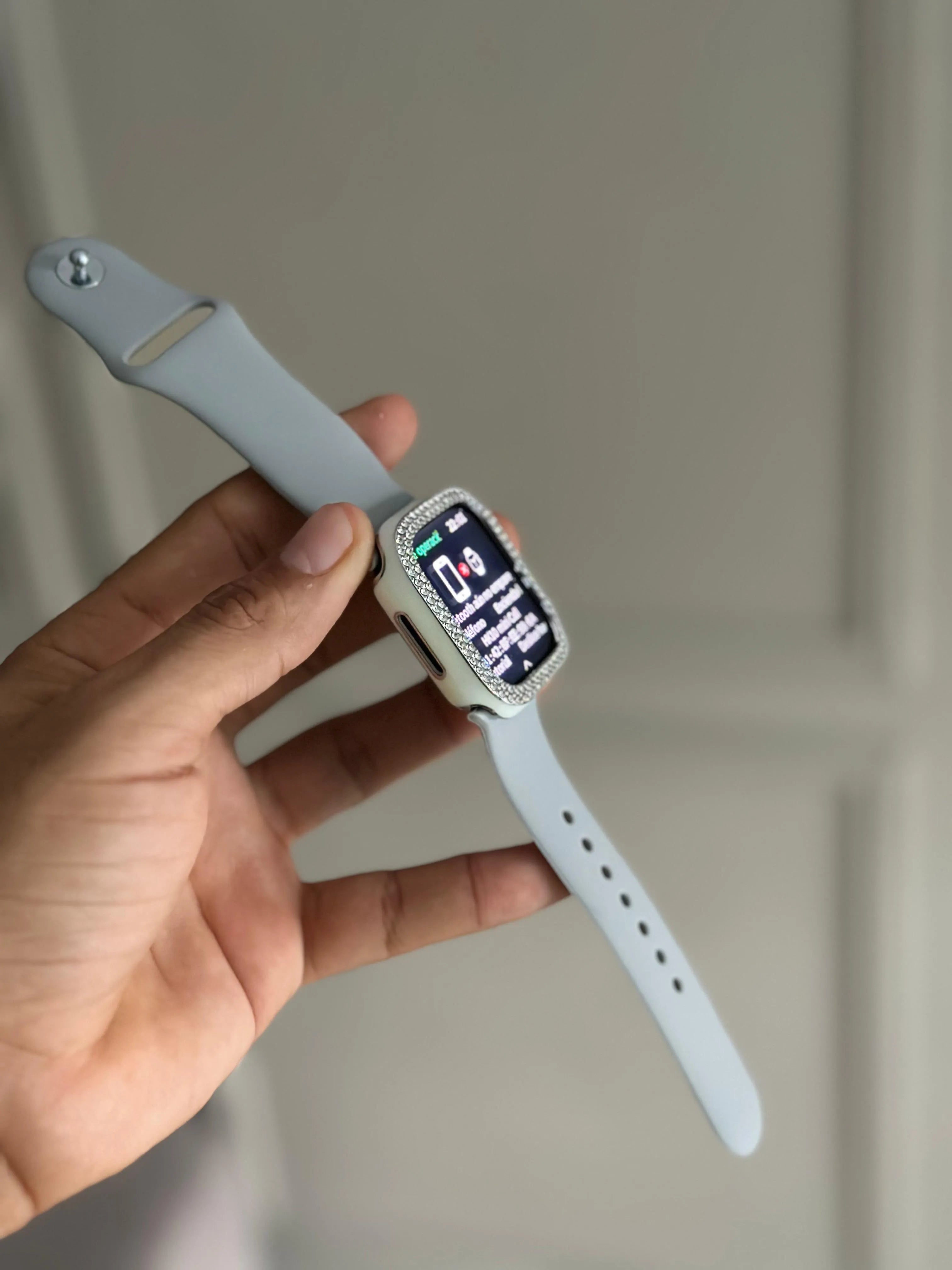 Case Diamantes Borde Color