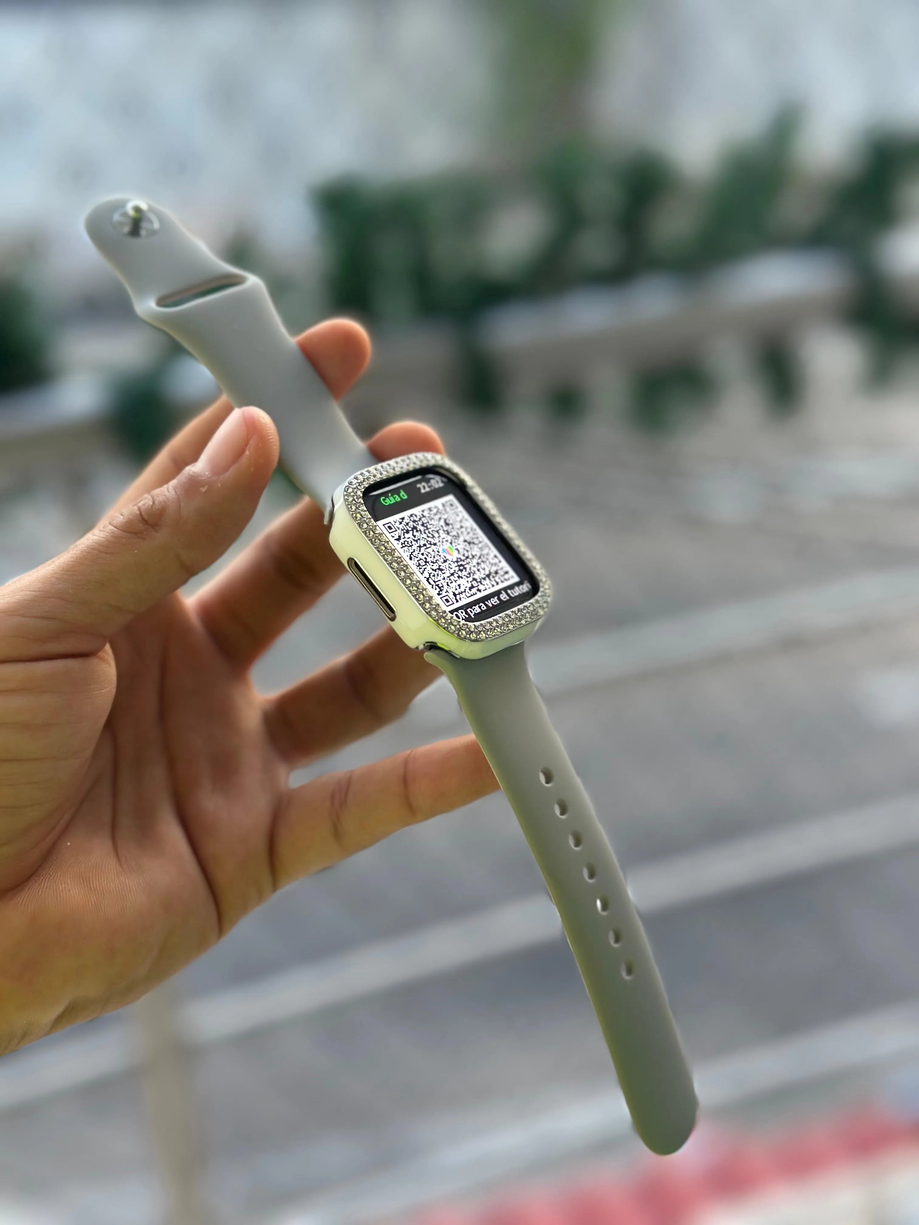 Case Diamantes Borde Color