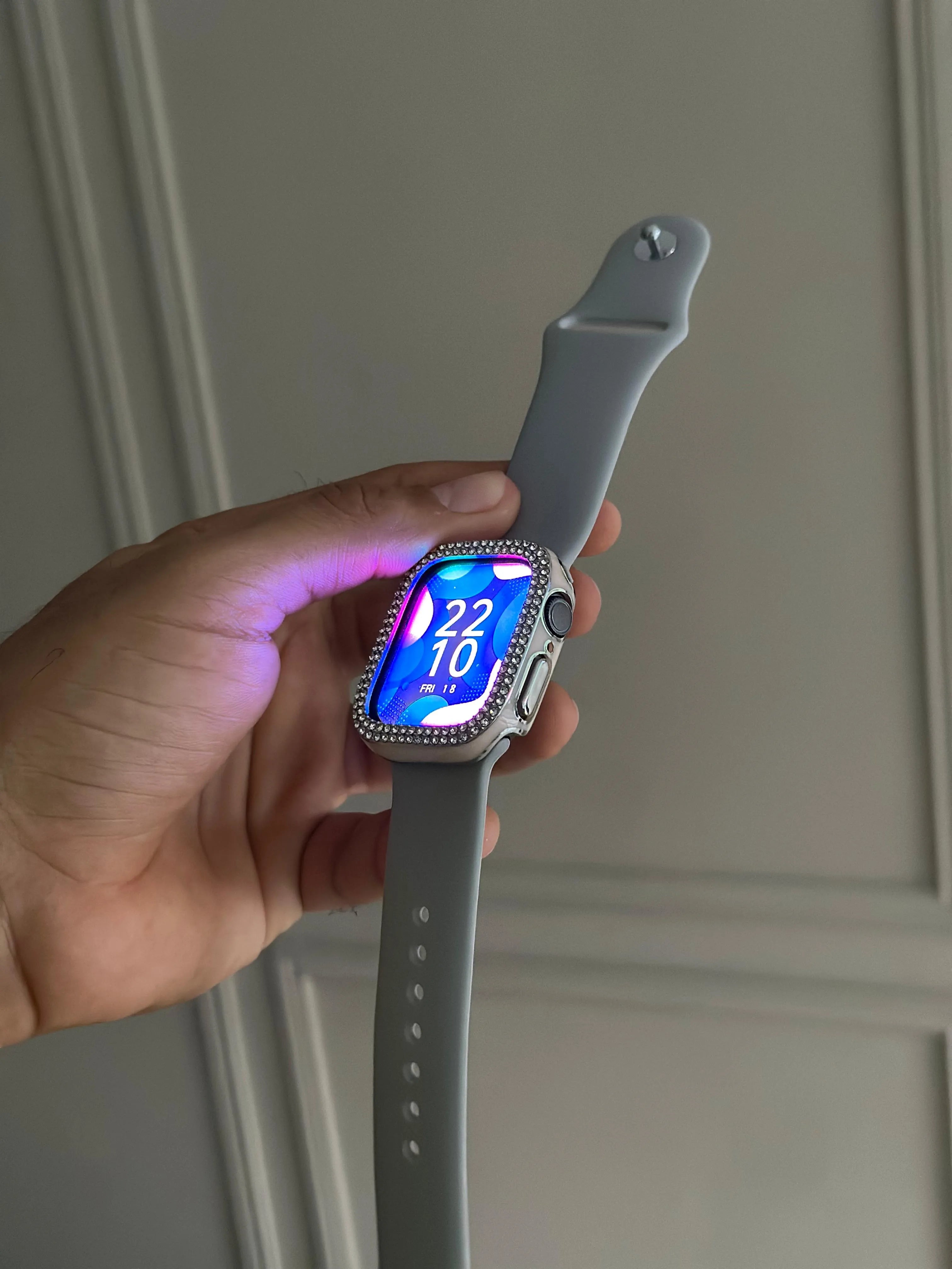 Case Diamantes Borde Color