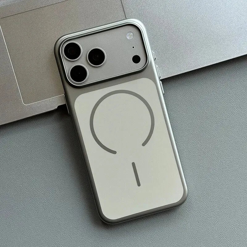 Funda Mate Metalizada MagSafe para iPhone - Colección Metallic Luxe
