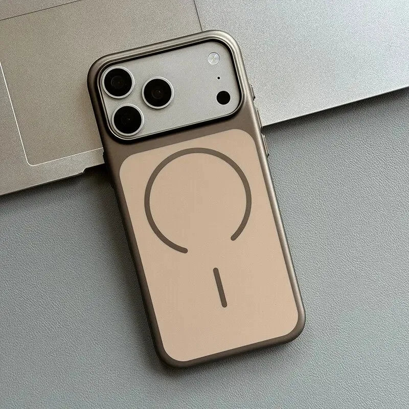 Funda Mate Metalizada MagSafe para iPhone - Colección Metallic Luxe