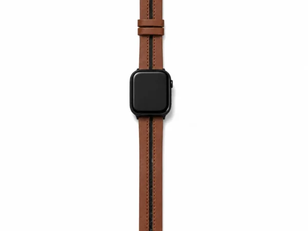 Correa Urban Leather Duo para Apple Watch - Cuero sintetico con hebilla negra